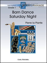 Barn Dance Saturday Night Concert Band sheet music cover